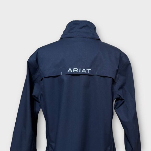 Ariat Waterproof Jacket Women's Large Riding Rain EUC Outdoor Pockets Vented - Picture 7 of 9